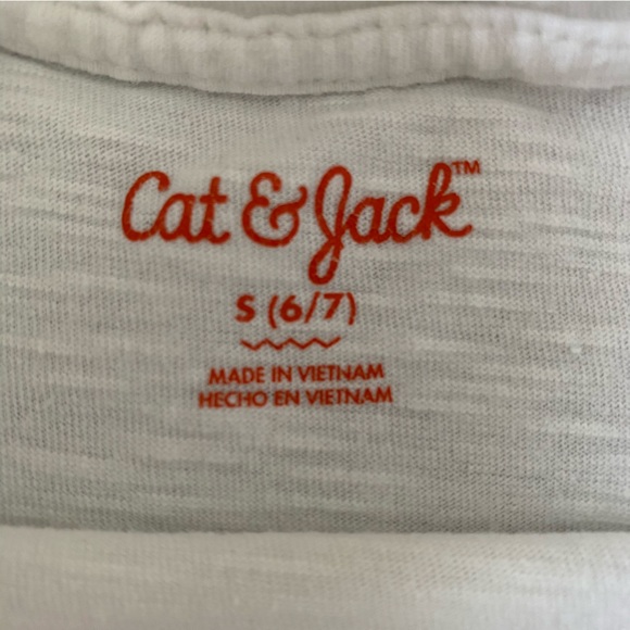 Disney Vacation Shirt Short Sleeve Kid T-Shirt Unisex Size Small 6/7 Cat & Jack - Picture 3 of 5